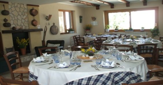 Immagine della sala da pranzo de La Locanda dell'ozio